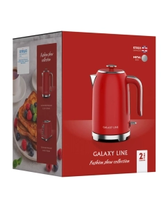 Купить Чайник электрический GALAXY LINE GL 0349 1.7 л красный  в E-mobi