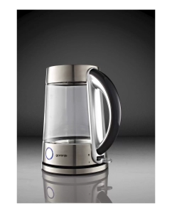 Купить Чайник электрический Gorenje K17G 1.7 л серебристый, прозрачный  в E-mobi