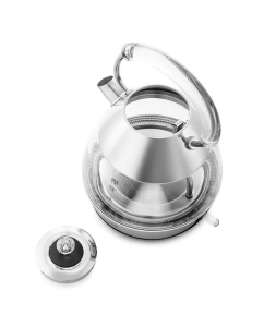 Купить Чайник электрический Kitfort KT-678 1.7 л серебристый, прозрачный  в E-mobi