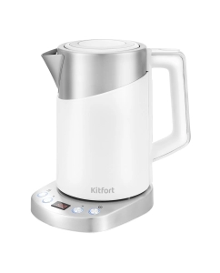 Купить Чайник электрический Kitfort КТ-660-1 1.7 л белый в E-mobi