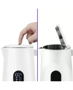 Купить Чайник электрический Kitfort KT-6115-1 1.5 л белый  в E-mobi