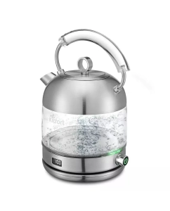 Купить Чайник электрический Kitfort КТ-6172 1.7 л серебристый в E-mobi