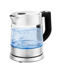 Купить Чайник электрический Kitfort КТ-648 1 л серебристый в E-mobi