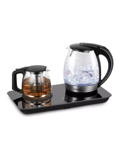 Купить Чайник электрический Kitfort КТ-6609 1.7 л прозрачный, черный в E-mobi