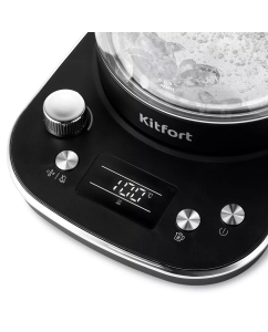 Купить Чайник электрический KITFORT КТ-6157 1.6 л черный  в E-mobi