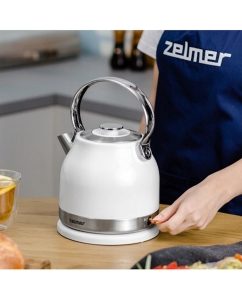 Купить Чайник электрический Zelmer ZCK7940 1.5 л белый  в E-mobi