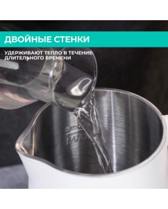 Купить Чайник электрический Timberk T-EK21S103WF 1.7 л белый  в E-mobi