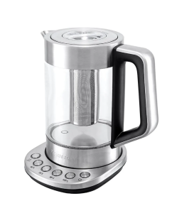 Купить Чайник электрический KitFort КТ-622, 2200Вт, серебристый в E-mobi