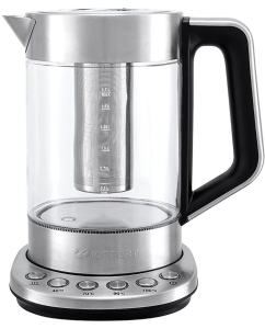 Купить Чайник электрический KitFort КТ-622, 2200Вт, серебристый  в E-mobi