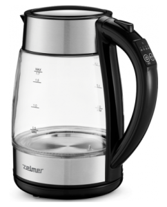 Купить Чайник электрический Zelmer ZCK8026 1.7 л серебристый, черный  в E-mobi