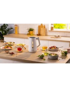 Купить Чайник электрический Bosch TWK1M121 1.7 л белый  в E-mobi