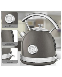 Купить Чайник электрический Profi Cook PC-WKS 1192 1.7 л серый, серебристый  в E-mobi