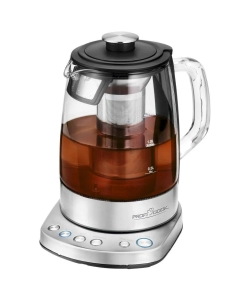Купить Чайник электрический Profi Cook PC-WKS 1167G 1.5 л серебристый в E-mobi
