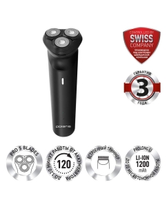 Купить Электробритва Polaris PMR 0411RC ProLong 4D Li+, черная в E-mobi