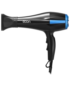 Купить Фен ECON ECO-BH121D 1200 Вт черный, синий в E-mobi