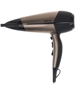 Купить Фен DEXP HD-3000i 2200 Вт Вт коричневый, черный в E-mobi