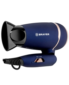 Купить Фен Brayer BR3025 1400 Вт синий  в E-mobi