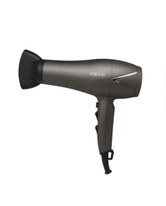 Купить Фен DEXP BA-2000DC 2000 Вт серебристый, серый в E-mobi