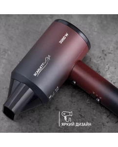 Купить Фен Scarlett SC-HD70I38 2000 Вт красный, черный  в E-mobi