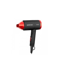 Купить Фен Brayer BR3040RD 1400 Вт черный, красный в E-mobi