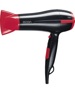 Купить Фен ECON ECO-BH220D 2200 Вт красный, черный в E-mobi