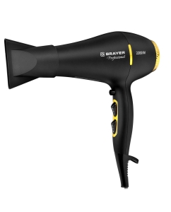 Купить Фен Brayer BR3005 2200 Вт черный; золотистый в E-mobi