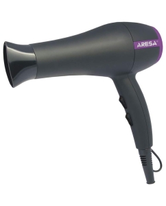 Купить Фен Aresa Aresa AR-3203 1 800 Вт черный, фиолетовый в E-mobi
