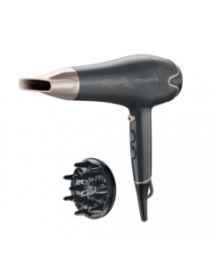 Купить Фен Rowenta CV5707F0 2200 Вт черный, золотистый в E-mobi
