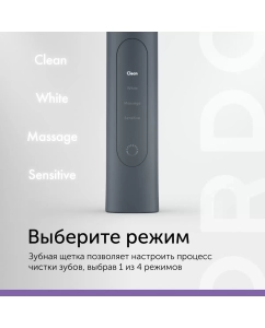 Купить Электрическая зубная щетка ORDO Sonic+ серая  в E-mobi