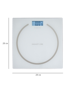 Купить Весы напольные Galaxy Line GL4815 белый  в E-mobi
