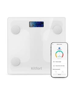 Купить Весы напольные Kitfort КТ-845 белый в E-mobi