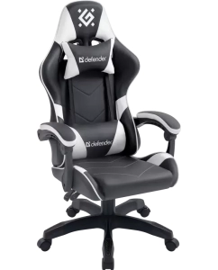 Купить Игровое кресло DEFENDER Companion, черный, белый в E-mobi
