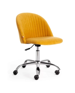 Купить Кресло компьютерное TetChair MELODY, велюр , горчичный в E-mobi