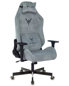 Купить Кресло игровое Knight N1 серо-голубой в E-mobi