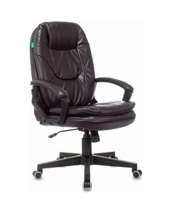 Купить Офисное кресло или стул Кресло руководителя Бюрократ CH-868N темно-коричневый NE-15 искусс в E-mobi