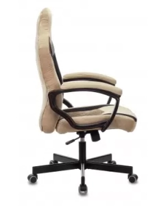 Купить Игровое кресло Бюрократ VIKING 6 KNIGHT Коричневый, ткань/экокожа  в E-mobi