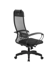 Купить Кресло MT_МЕТТА-11 сетка/ткань черный (подл.100/осн.001)  в E-mobi