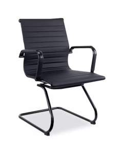 Купить Конференц-кресло EverProf Leo Black CF Экокожа Черная в E-mobi