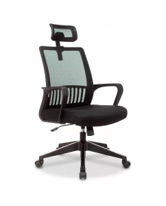 Купить Кресло БЮРОКРАТ MC-201-H, на колесиках, ткань, черный [mc-201-h/tw-11] в E-mobi