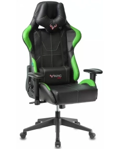 Купить Кресло игровое Zombie VIKING 5 AERO черный/салатовый в E-mobi