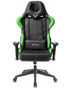 Купить Кресло игровое Zombie VIKING 5 AERO черный/салатовый  в E-mobi