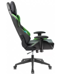 Купить Кресло игровое Zombie VIKING 5 AERO черный/салатовый  в E-mobi