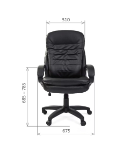 Купить Кресло руководителя Chairman 795 LT черный  в E-mobi