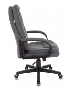 Купить Кресло руководителя Бюрократ CH-868N, на колесиках, ткань, серый [ch-868n/alfa44]  в E-mobi