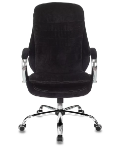 Купить Кресло руководителя Бюрократ T-9950SL, обивка: ткань, цвет: черный  в E-mobi