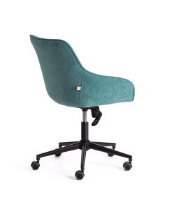 Купить Кресло компьютерное офисное TetChair DUBLIN, велюр , бирюзовый  в E-mobi