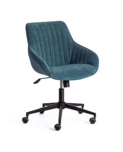 Купить Кресло компьютерное офисное TetChair DUBLIN , велюр, малахит в E-mobi