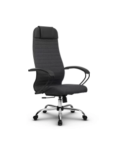 Купить Кресло компьютерное МЕТТА-27(MPRU)/подл.130/осн.003 Темно-серый в E-mobi