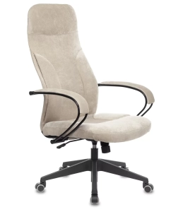 Купить Кресло руководителя Бюрократ CH-608Fabric, обивка: ткань, цвет: песочный в E-mobi