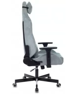 Купить Игровое кресло Бюрократ Knight N1 Fabric Серо-голубой, ткань  в E-mobi